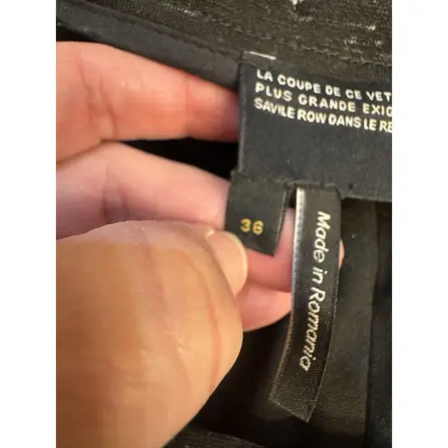 The Kooples Dress Womens Size 36 Sport Zip Front Short Sleeve Leather Contrast