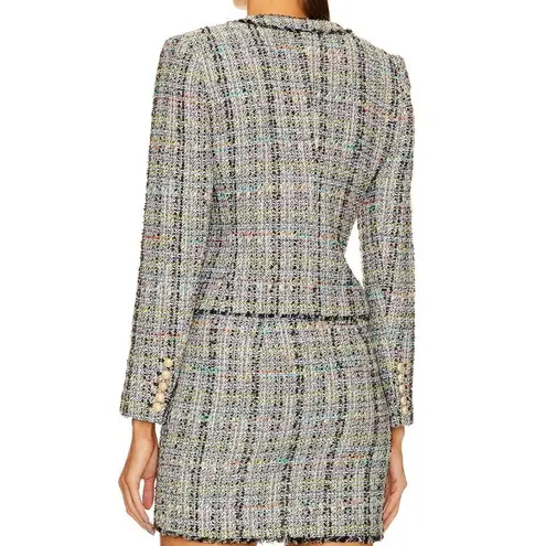 Generation Love  Women's Kristen Tweed Jacket Sandra Skirt XSMALL Black Rainbow