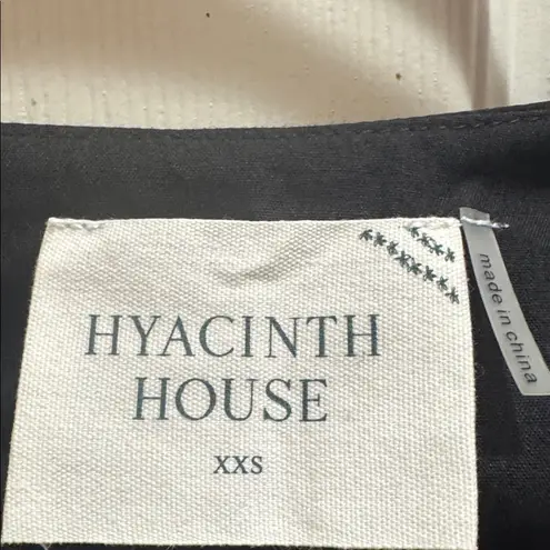 HYACINTH HOUSE Black Eyelet Marshall Midi Dress Black