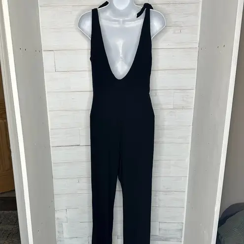For Love & Lemons  Womens Midnight Tide Jumpsuit Romper in Black Size Medium
