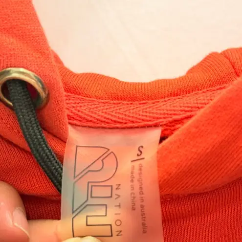 P.E Nation‎ Restart Hoodie Small Gym Athletic Relaxed Casual Athleisure Running Red