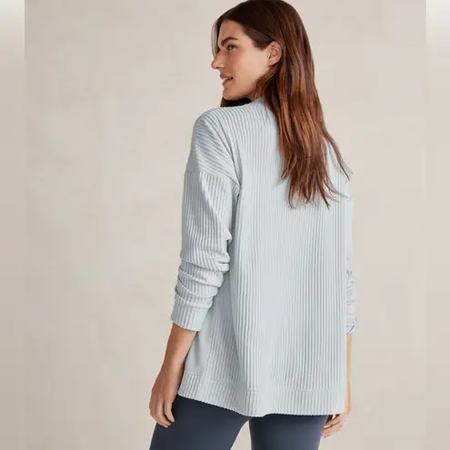 Haven Well Within Sweater Knit Cardigan Womne's XL Pale Blue Athleisure Comfy