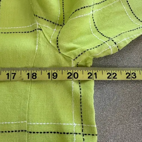 Westbound Green 3/4 Sleeve Boxy Button Down Shirt (845)