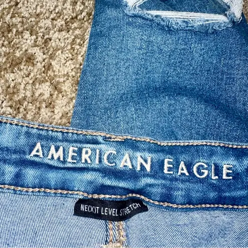 American Eagle Next Level Stretch Distressed Super Hi Rise Jean Jeggings!