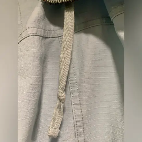 Cabela's  Hooded Zip Up Jacket Womens Size Large Light Blue Lightweight