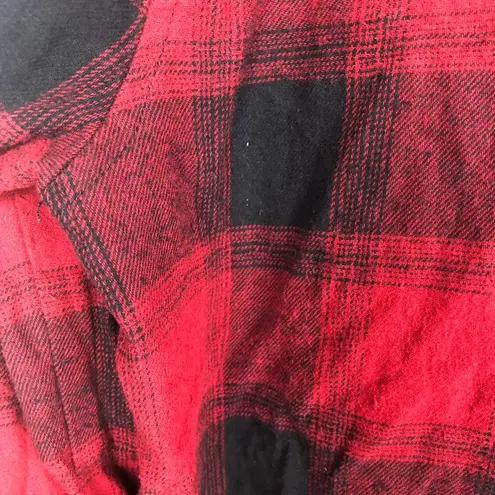 Full Tilt Women’s  for Tillys red and black Buffalo plaid cotton flannel size XL