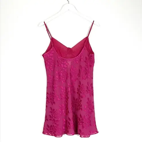 Morgan Taylor 3/$35 hot pink nightie négligée spaghetti strap dress size medium