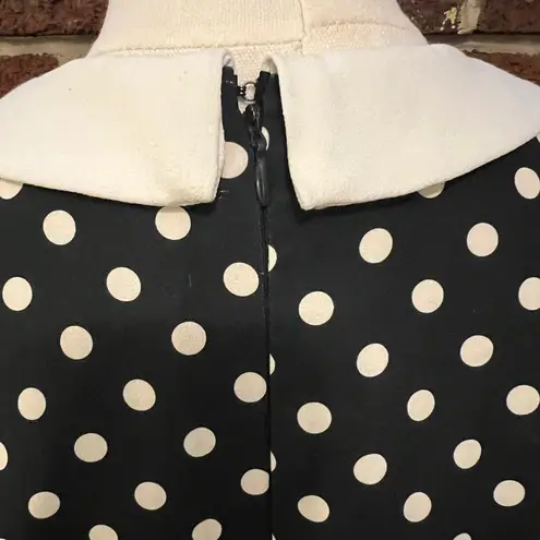 NWT Alexia Admor Polka Dot Black and White Dress Size 8