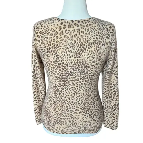 Tweeds 100% Cashmere Leopard V