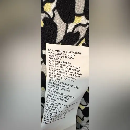 Elegant Black, White and Yellow Dress Black Size undefined