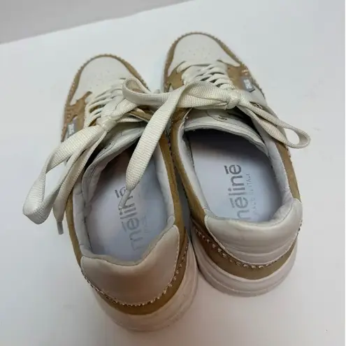 Meline Sneakers Aster Beige Women's Sz. Sz. 38 (US 7.5) White