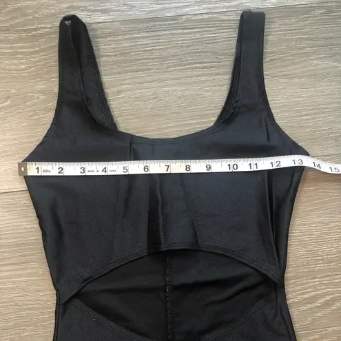 Sorella Black Cutout Bodysuit Size Medium