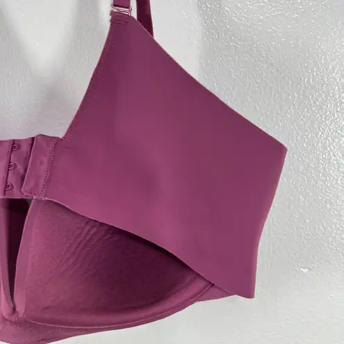Maidenform Wireless Comfort Bra T-Shirt Everyday Support Purple 3XL Wire- Free