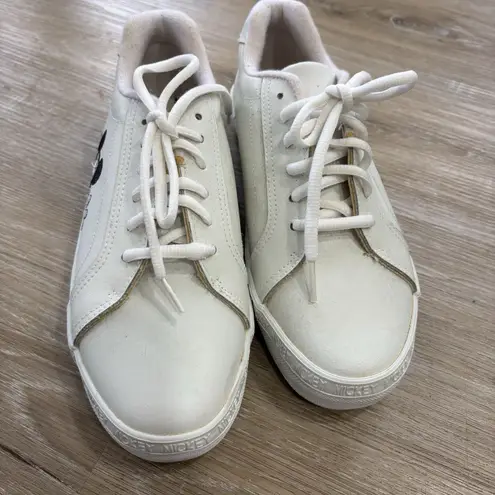  Shoes Womens Size 8 Mickey Mouse Vintage White Sneakers Disney World