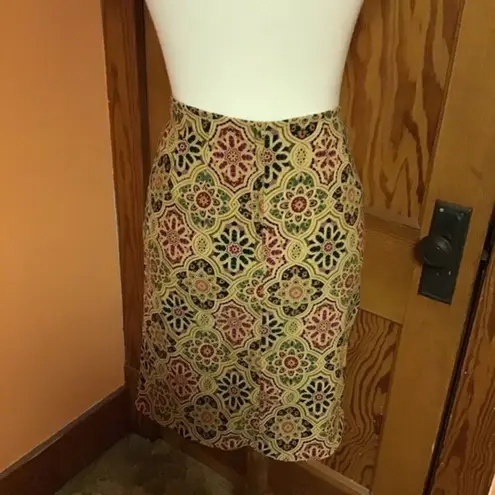 Vtg Y2K bright floral skirt
