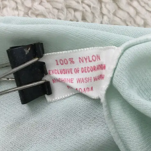 Vintage Lace Trim Embroidered Flowers Panel Nightgown Size 36