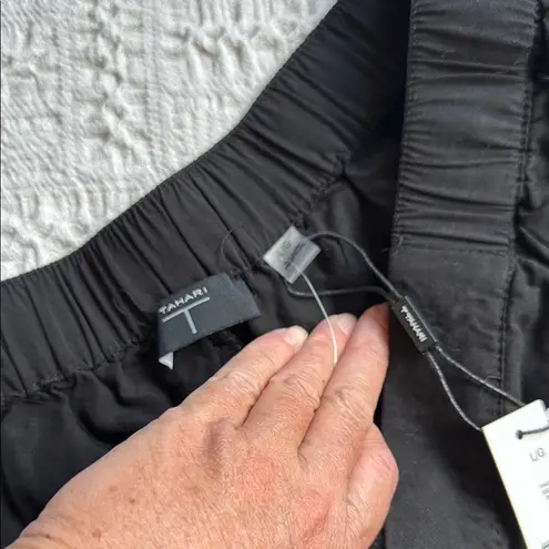 T Tahari Black Wide Leg Pants with Relaxed Fit