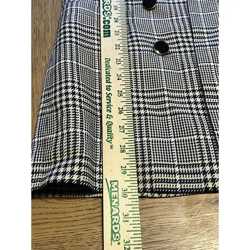 Vintage Stirling Cooper Checkered Blazer Jacket Size 8 Business