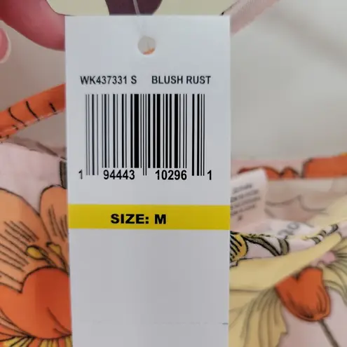 NWT Tiered Floral Mini Dress Milkmaid Bloomcore Summer Wedding Guest Cruise Sz M Size M