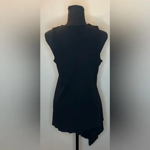 Alfani - Black tank top flowy with chain detailing Size S