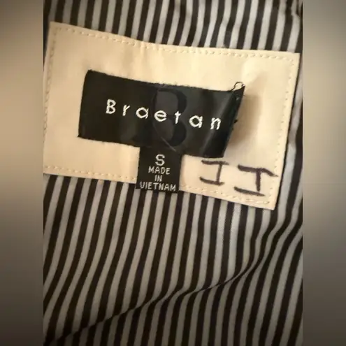 Braetan Black and Tan Utility Jacket with Quilted Texture