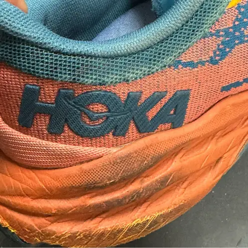 Hoka One One W Speed Goat Blue and Orange Sneakers Women’s 7