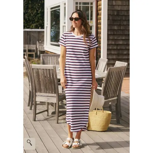 FRANK & EILEEN Harper Perfect Tee Maxi Dress Small Red White Blue NEW America