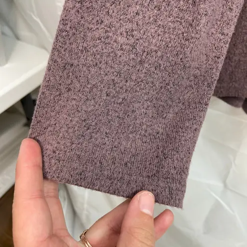 Apt. 9  women's purplish brown buttery soft cowl neck tunic sweater stretch loose