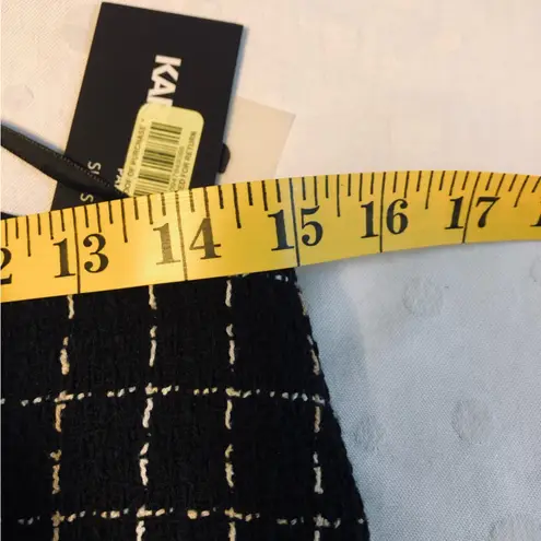 Karl Lagerfeld Paris Boucle Pencil Skirt 8 Academia Career Tweed Holiday New