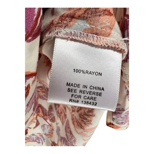 Modcloth NWT  Quick Remix‎ Sleeveless Leaf Print Tunic Blouse Top Size Medium thumbnail 13