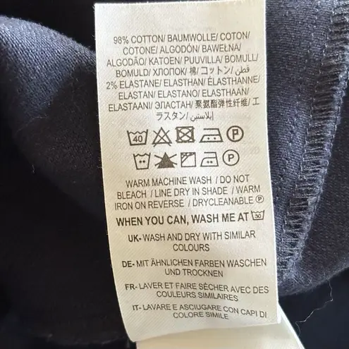 Boden Size 10 Navy Blue Cotton Cargo Mini Skirt Pockets