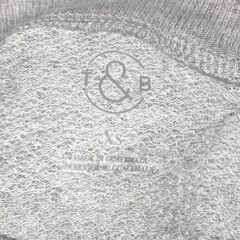 Treasure & Bond NWT Treasure & Bone Gray Rolling Stones Graphic Pullover Sweatshirt Size XS