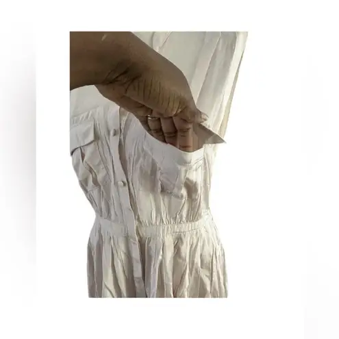 Moulinette Soeurs Anthro Blush Pink Pleated dress Measures As Medium No SASH