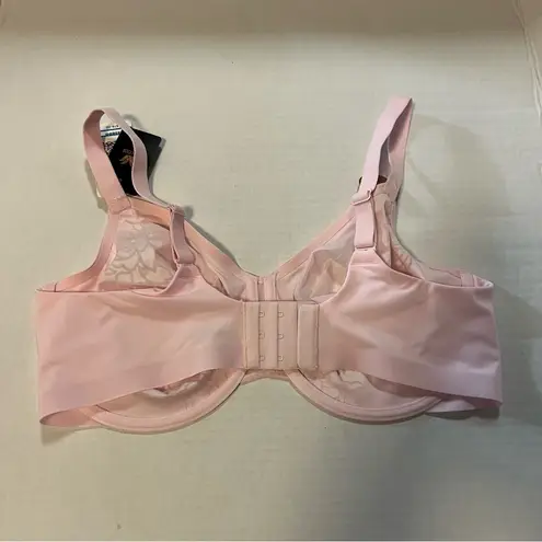 Wacoal Bra Confidence Boost Underwire Bra Ballet Slipper Pink 40DDD NWT #855380