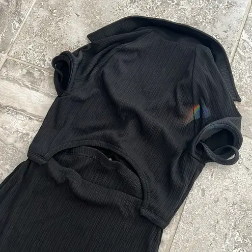 Helmut Lang x Revolve Back-Cut Out Cardigan Dress in Black, NWT, Size S