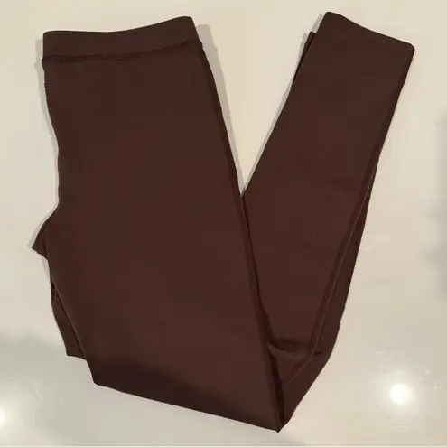 prAna 7/8 Leggings Chocolate Brown Low Rise Small