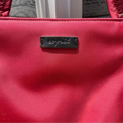 Esprit Vintage 90s Y2K Red Nylon Shoulder Crossbody Bag Purse Handbag