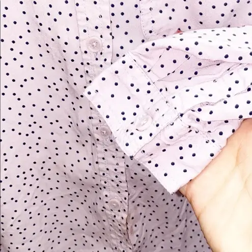 BeachLunchLounge  Polka Dot Button Front Shirt