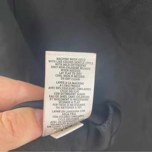 Petite Sophisticate A Line Jersey Midi Skirt Black Medium INV248