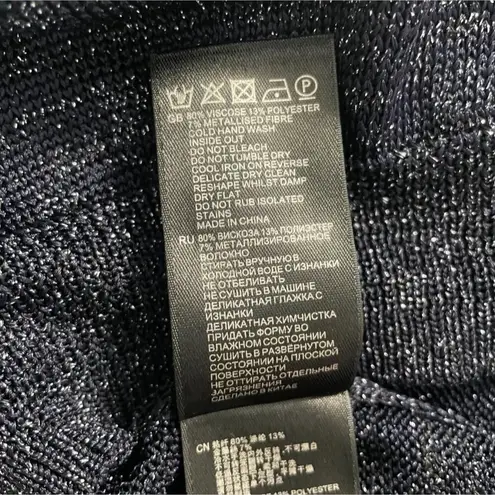 Reiss  Size Small  Top Blouse Long Sleeve Knit Pullover V Neck