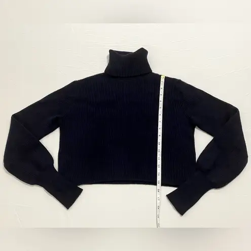 Reformation  Luisa turtleneck cashmere sweater navy