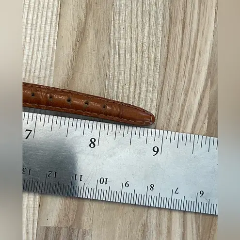 Timex Indiglo Ladies Watch Genuine Leather Strap White Dial Gold Case