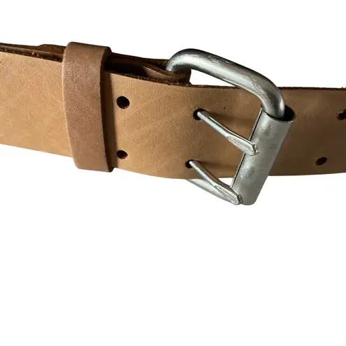 Vintage hipwear women’s brown leather belt with studs size large hippie western