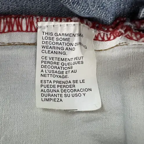 Tommy Hilfiger  Jeans Womens 5/6 Sequins‎ Artsy Embellished Cropped Vintage Y2K