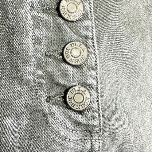 Ulla Johnson Kingston Army Green High Rise Pegged Crop Jeans size 2