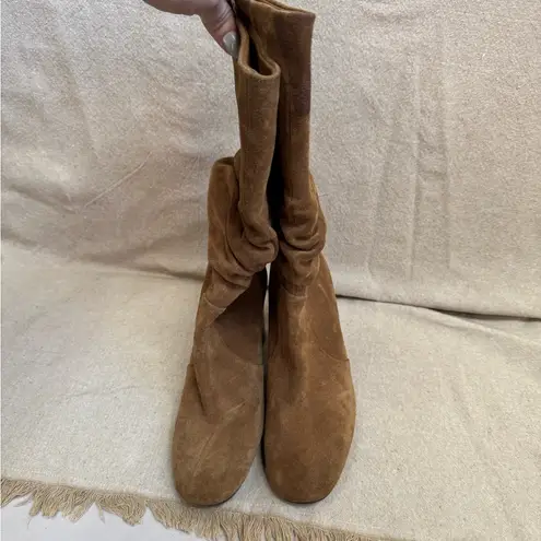 Johnston & Murphy Women's Charlotte Slouch Bootie Brown Suede Size 8M - Image 4