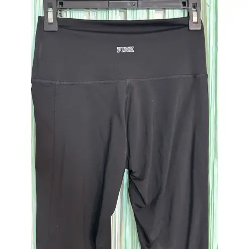 Victoria's Secret Victoria’s Secret Pink Ultimate High Rise Legging, Fish Net Calves, Pink Logo, S