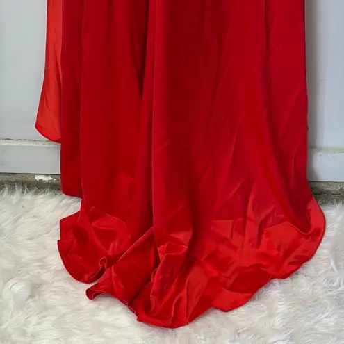 JJ's House Evening Gown Prom Strap Strapless Princess Neck Sequin Lace Cutout 4