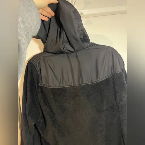 Free Country Insulated Polyester Fur Jacket Zipper Hoodie With Pockets Size XL