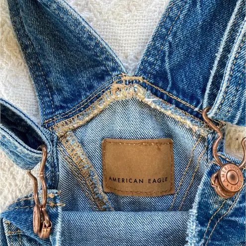 American Eagle  Denim Blue Overalls